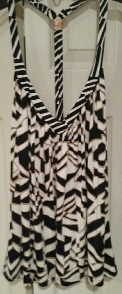 Trina Turk 100% Silk Halter Size M